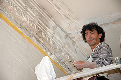 Bild aus einem Stuckatuerhandwerk-Seminar